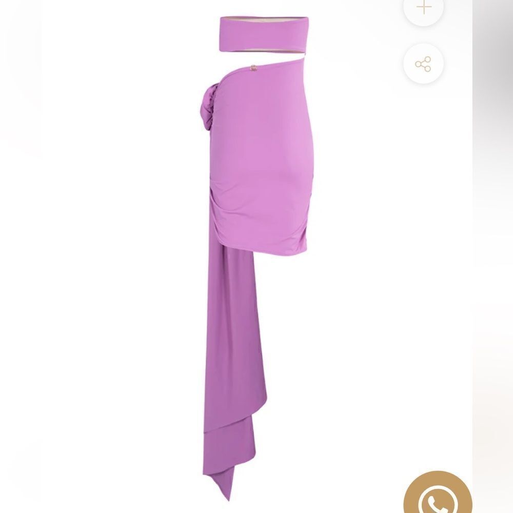 Bahia Maria Mia Gown Mini Dress In Orchid Purple Swimwear Rosette Resort Revolve — image 6 of 8